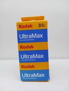 Kodak UltraMax 400 Color Negative Film (35mm, 36 Exposures) - 3 Pack - Picture 1 of 2