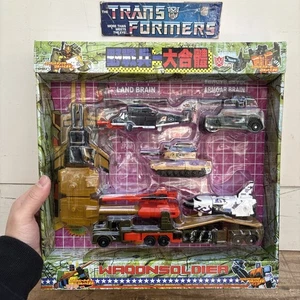 Haizhixing 3rd Party Transformation Waqon Soldier Bruticus Combiner Unopened New - Picture 1 of 5
