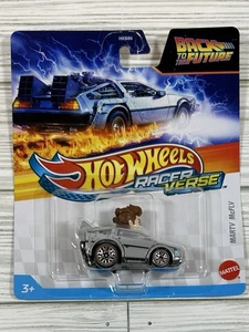 2025 Hot Wheels Racer Verse Back to the Future Marty McFly DeLorean - Picture 1 of 3