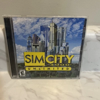 Sim City 3000 Unlimited Video Game PC CD ROM Disk Only - Image 1 of 4