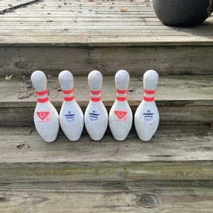 5 USED Qubica Amflite II Bowling Pin AMF USBC Approved Used Bowling Pins - Picture 1 of 9