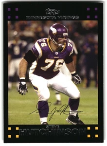 Steve Hutchinson Minnesota Vikings 2007 Topps #284 - Imagen 1 de 2
