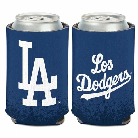 LOS ANGELES DODGERS 2 SIDED SOFT FOAM CAN BOTTLE COOZIE KOOZIE COOLER HOLDER Cover