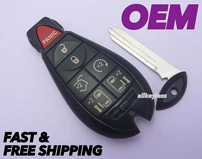 Transmissor remoto de entrada sem chave Chrysler Van Fobik fabricante de equipamento original 05026197 + NOVA CHAVE - Imagem 1 de 3