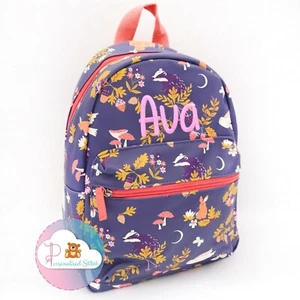 Personalisierter Kinder Rucksack Zauberwald Mädchen Tasche Schule bestickt Kindergarten - Bild 1 von 10