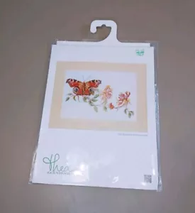 Kit punto de cruz madreselva mariposa Thea Gouverneur #439 Holanda - Imagen 1 de 2