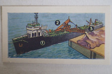 Ships & Their Workings Vintage 1961 Ching & Co Trade Card Ore Oil Carrier