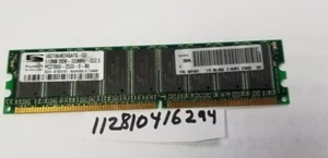 512MB DDR DDR1 PC2700E 333MHZ DDR1-333 PC 2700 ECC UNBUFFERED 184PIN   06P4061 - Picture 1 of 1