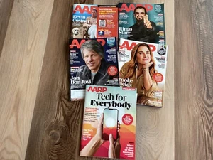 5 AARP Magazine 2023-24 ~Brooke Shields~Costner~ Bon Jovi ~Ringo - Picture 1 of 4