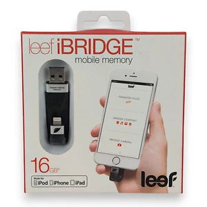 Leef iBridge 16GB Tragbarer MFi USB Speicher für iPhone/iPad/iPod - Schwarz - Bild 1 von 5