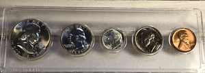1955 P US 90% Silver BU Mint Set in Plastic Holder - Picture 1 of 5