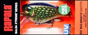 SEÑUELOS DE PESCA RAPALA BX BRAT PIKE BXBB 6 cm PKL (Live Pike) - ¡Edición PIKE! - Imagen 1 de 2