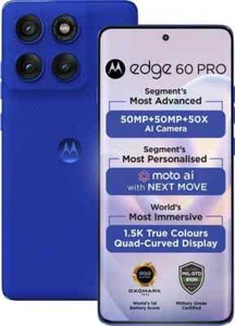 MOTOROLA Edge 60 Pro 5G (azul 256GB 8GB RAM).Dimensión 8350 versión global. - Imagen 1 de 19