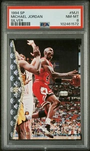 1993  SP Silver MJ1 Michael Jordan HOF  Chicago Bulls PSA 8 5205 - Picture 1 of 1