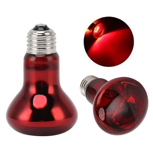 E27 Reptile Heat Lamp Bulb Warm Soft Light Amphibian Basking Light Bul 8617 HG - Picture 1 of 22