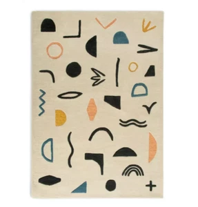 Habitat Symbols Wool Rug - Multicoloured - 120x170cm - Picture 1 of 4