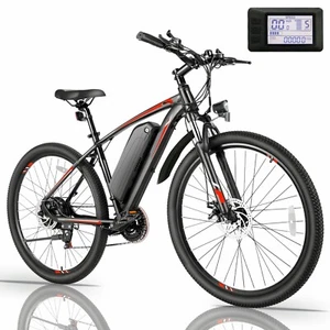 27.5" 21-Speed Adult Electric Cruiser Bicycle, City Mountain E-Bike Fast Charge@ - Picture 1 of 31