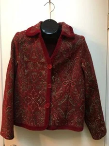 TERRITORIARY AHEAD GIACCA DONNA MATTONI ROSSI 12 cappotti arazzo blazer - Foto 1 di 8