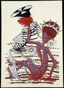 DDR, 1985. "Überkain und Widerabel" Jürgen HÖRITZSCH (*1958 D), handsigniert - Bild 1 von 2