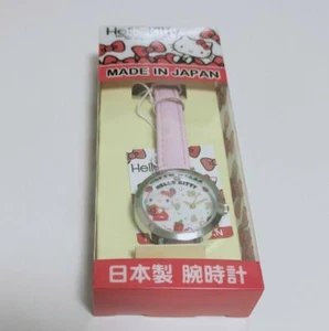 Sanrio Hello Kitty SUNFLAME Deco Uhr Pink Strawberry MJSR-F02 Armbanduhr - Bild 1 von 3