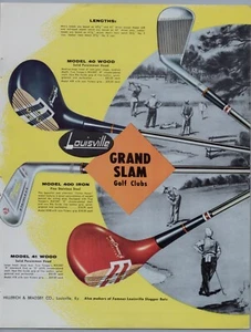 1957 Vintage Golfschläger Grand Slam Golfschläger Printwerbung - Bild 1 von 4