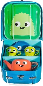 Set da tè per bambini Sass&Belle Monster custodia da trasporto scatola da picnic set valigia gioco di ruolo - Foto 1 di 4