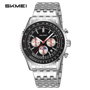 SKMEI Herren Quarzuhr Luxus Marke Armbanduhr Kalender Wasserdicht Sportuhr - Bild 1 von 25