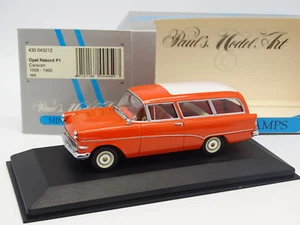 MINICHAMPS 1/43 - Vauxhall Rekord P1 Caravan 1958 Red - Picture 1 of 1