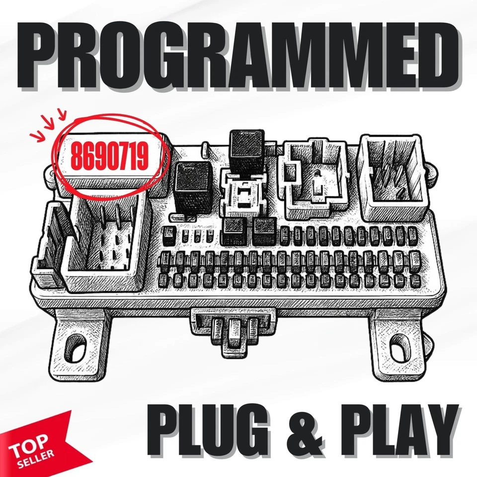 📍 CAJA RELÉ FUSIBLES PROGRAMADA PLUG & PLAY BCM CEM VOLVO S40 V50 C30 C70 8690719 Foto 1 de 1