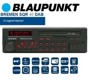 Retro Car Stereo Radio Blaupunkt Bremen SQR 46 DAB Bluetooth USB MP3 AUX Input F