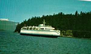 Postal cromada Nanaimo Vancouver Island Canadá BC Government Ferries 1966 - Imagen 1 de 2