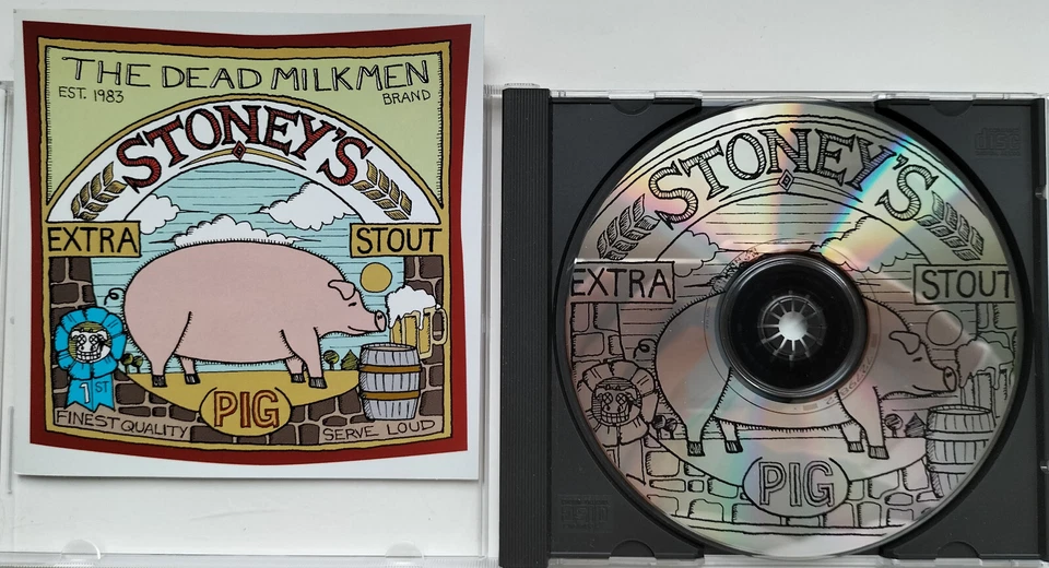 THE DEAD MILKMEN Stoney's Extra Stout (Pig) CD USA 1995 PROMO Nirvana NOFX Clash - Bild 1 von 4