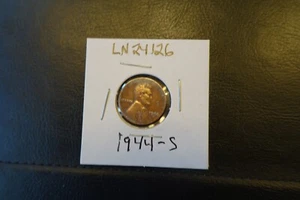 1944-S 1 cent Lincoln Penny - Picture 1 of 2