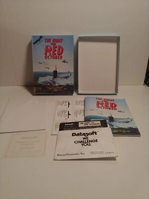 The Hunt For Red October Datasoft 1984 PC 5.25 Disk FREE SHIPPING (Y5) - Image 1 of 4