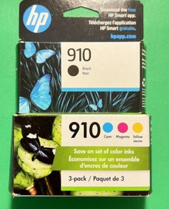 Genuine HP 910 B/C Ink Cartridge Combo-B/C/M/Y/ for HP8020 8035 Printer-OEM-4PK - Picture 1 of 6