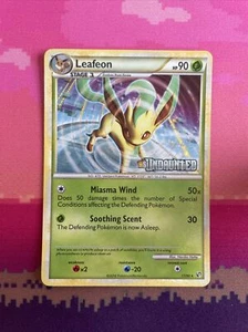 Pokemon Card Leafeon Undaunted Stamped Holo Rare 17/90 Near Mint - Picture 1 of 2