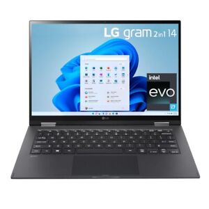 New LG Gram 14T90Q 14" 2-in-1 Lightweight Touch Laptop i7-1260P 8GB 512GB SSD