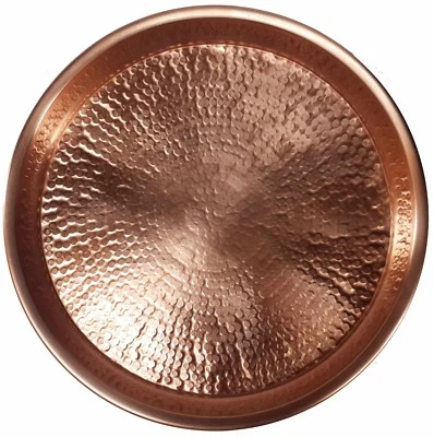 Candy Tea Drinks Serving Copper Tray Kitchen Wedding Anniversary Coaster Display - Image 1 of 4