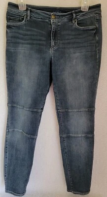 Ann Taylor LOFT Womens Jeans Pants Size 14 Blue Curvy Skinny - Image 1 of 4
