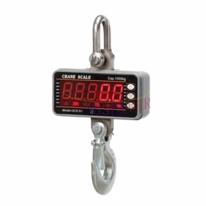 2000LBS Aluminum Digital Crane Scale heavy Duty Hanging Scale with Remote 1000KG - Picture 1 of 3