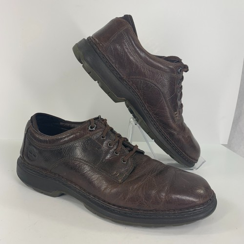 Scarpe Timberland da uomo 12 M Oxford marroni in pelle stringate business casual