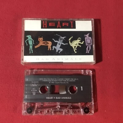 Heart – Bad Animals  *1987:Capitol Cassette 4PJ-12546 Dolby HX Pro B NR (NM-) - Image 1 of 4