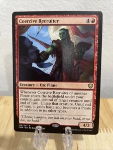 Magic The Gathering Reclutador Coercitivo Regular #169/361 Commander Legends Raro CMR CASI NUEVO/M - Imagen 1 de 1