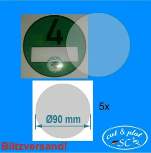 5 uds lámina adhesiva para placa ambiental / placa de partículas finas Ø90 mm SC155 - Imagen 1 de 1