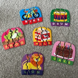 Puzzles- Animals Cardboard 3-4 Years / Blue Color - Bild 1 von 6