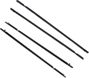 Schwarze Wetterleiste Fenster Zierleiste Türverkleidung Dichtung Riemen Ersatz für Civic... - Bild 1 von 5