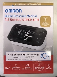 Monitor de presión arterial inalámbrico Omron serie 10 Bp7465 Bluetooth - Imagen 1 de 3