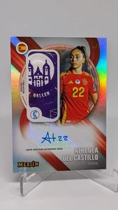 2025 Topps Merlin UEFA Women's Euro Athenea Del Castillo Match Ball Auto /5 - Picture 1 of 2