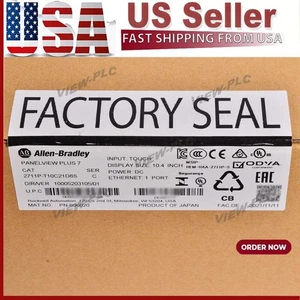 NEW AB 2711P-T10C21D8S HMI PanelView Plus 7 10" 2711PT10C21D8S US Free Tax - Picture 1 of 6