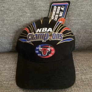 NEW Vintage 90's 1998 CHICAGO BULLS NBA Champions STARTER Hat Cap NEW WITH TAGS - Picture 1 of 8